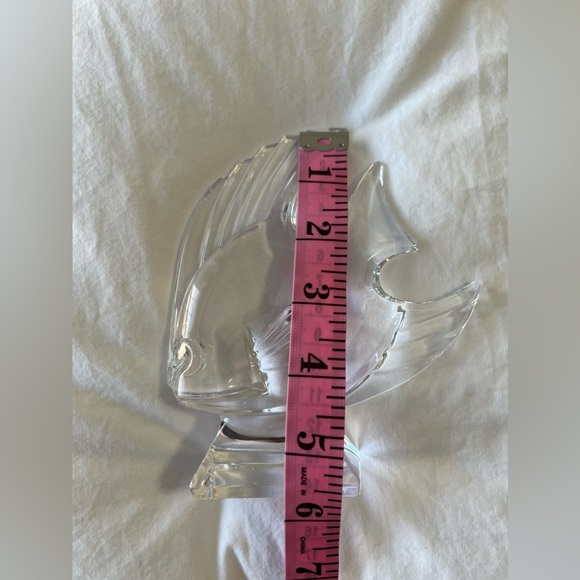 JG Durand | Signed Clear Crystal Fish Figurine Paperweight - Picture 6 of 7